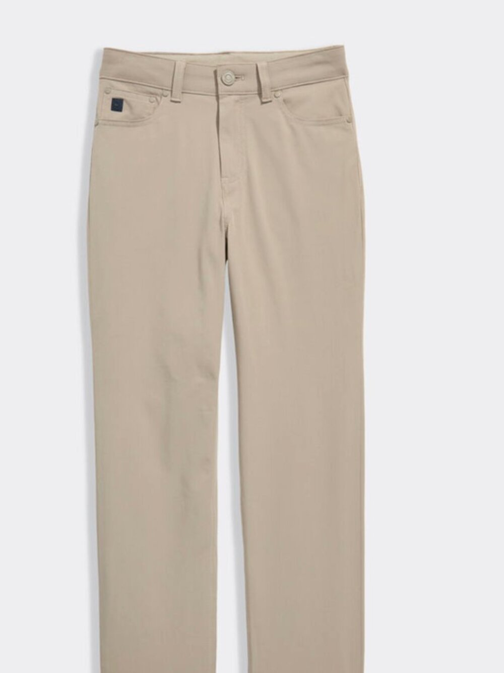 Vineyard Vines Boys' Performance On-The-Go 5-Pocket Pants in Khaki